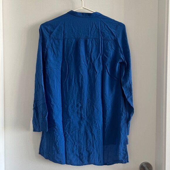(2for$10) Smart Set Blue Tunic Blouse - Picture 2 of 15
